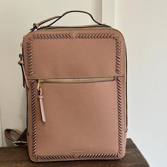 NWOT Calpak Kaya Laptop Backpack Calpak | Bags | Calpak Kaya 5 Laptop Backpack Black Faux  main image 3